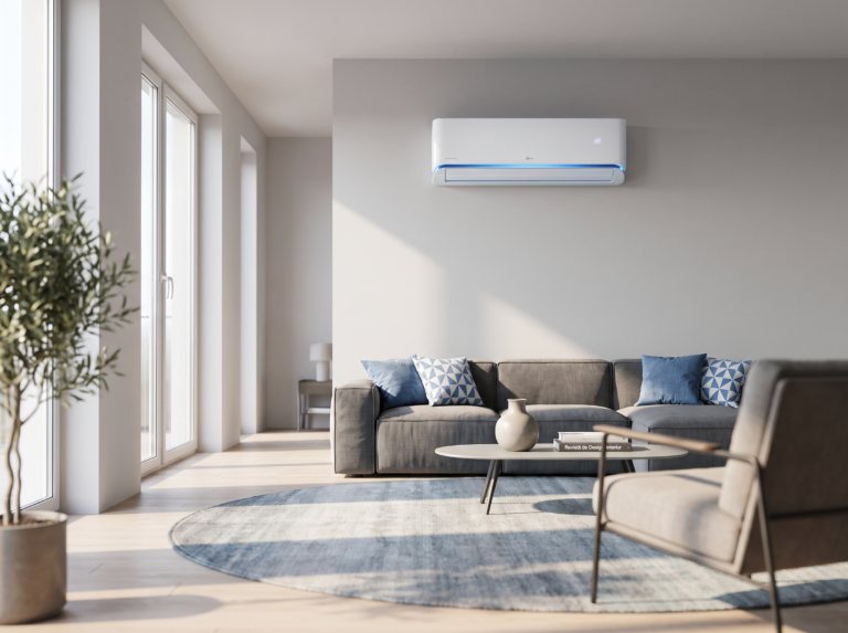 Aparat de aer condiționat modern într-un apartament